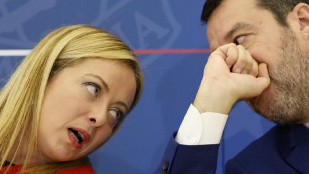 Meloni contro Salvini logoramento crisi