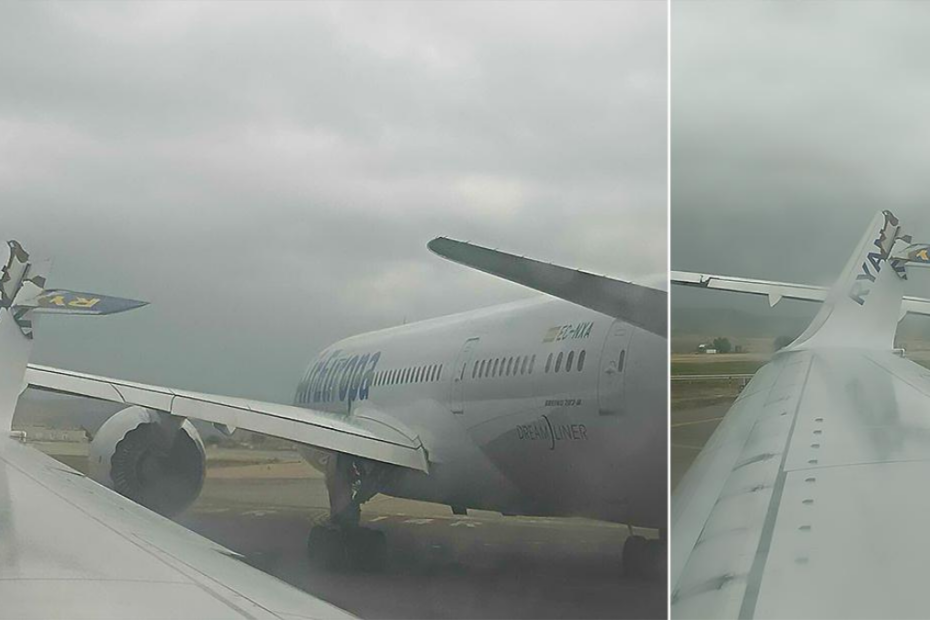 Paura sul volo Madrid-Bologna: in fase di decollo si scontra con un altro aereo