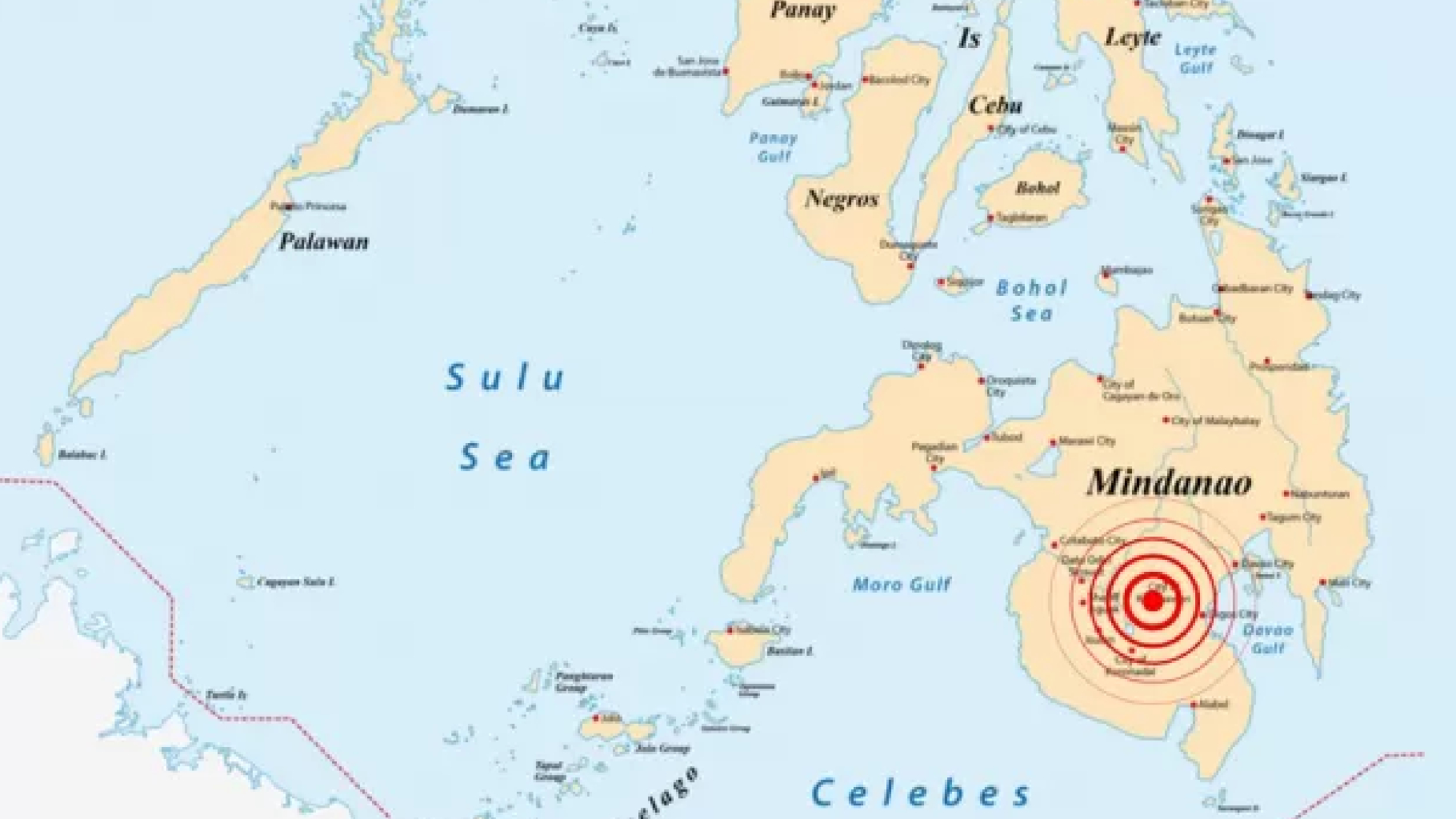 Terremoto filippine rischio tsunami