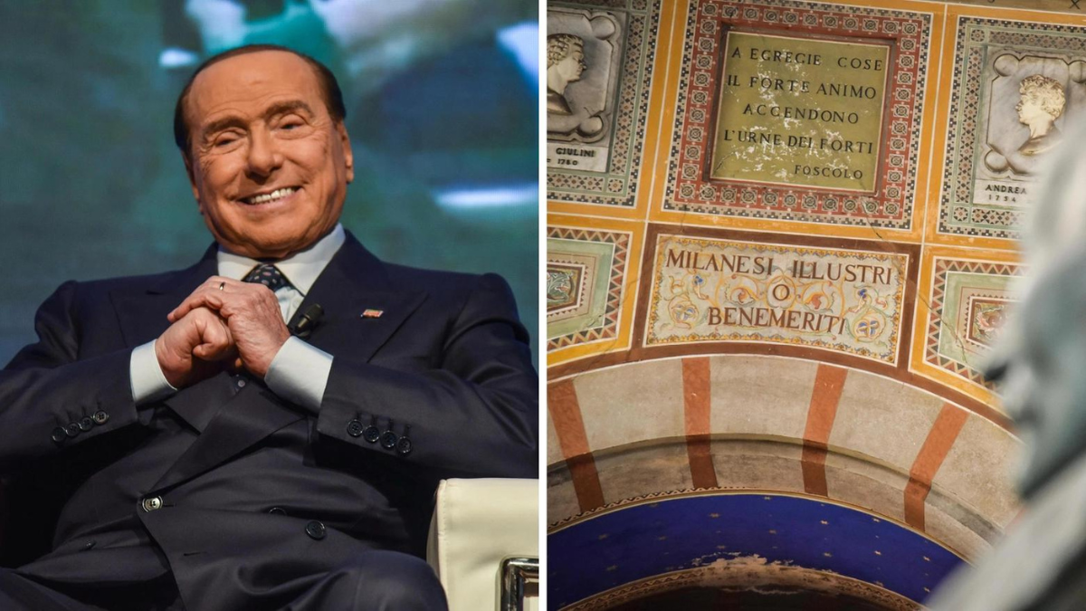 Berlusconi nel Famedio
