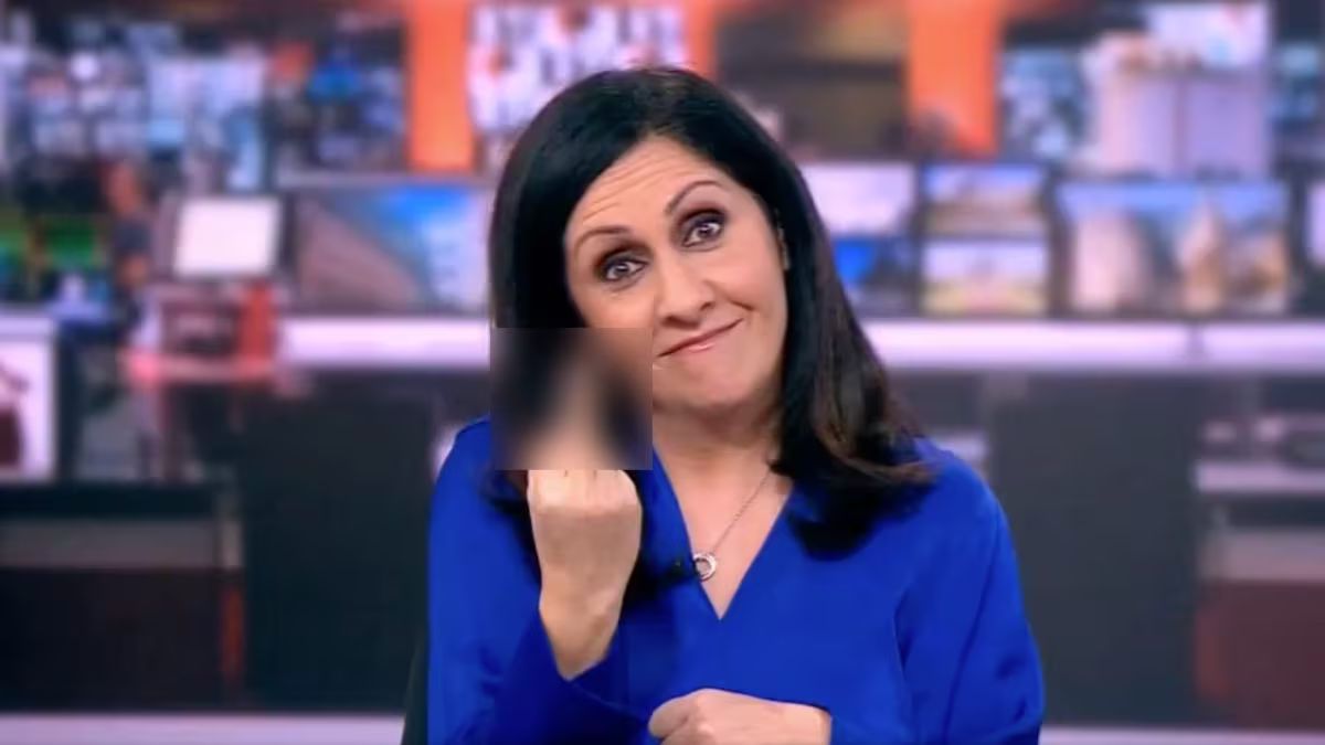 dito medio giornalista Bbc