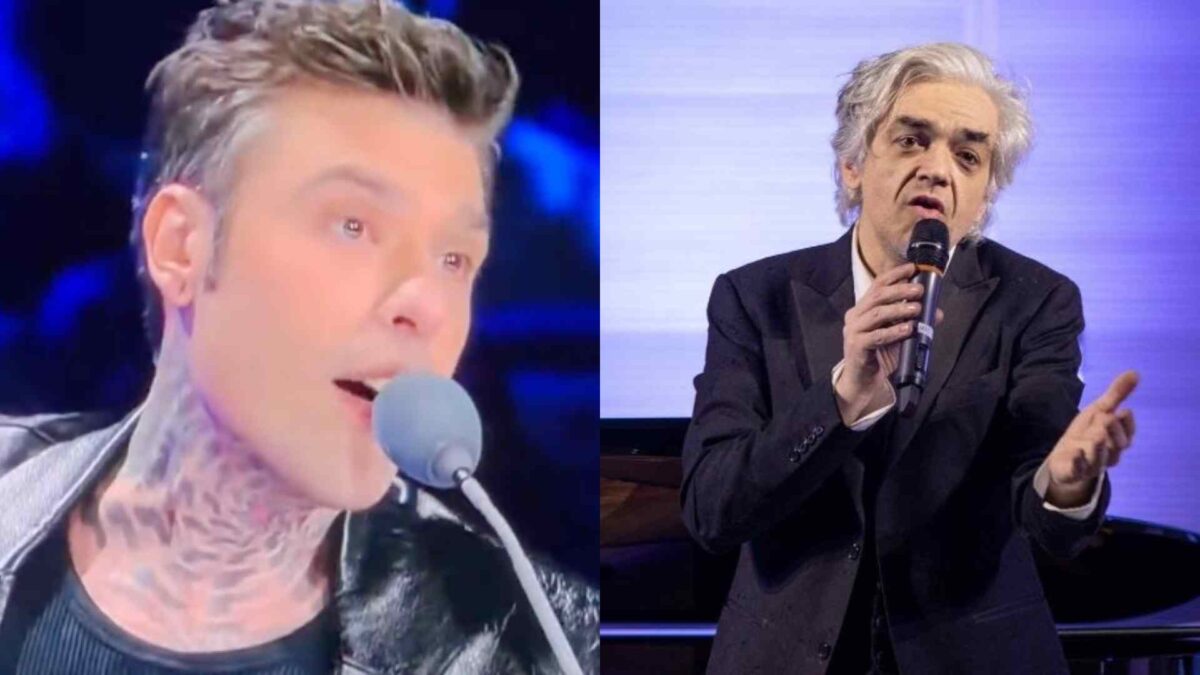 Fedez Morgan piedi Meloni