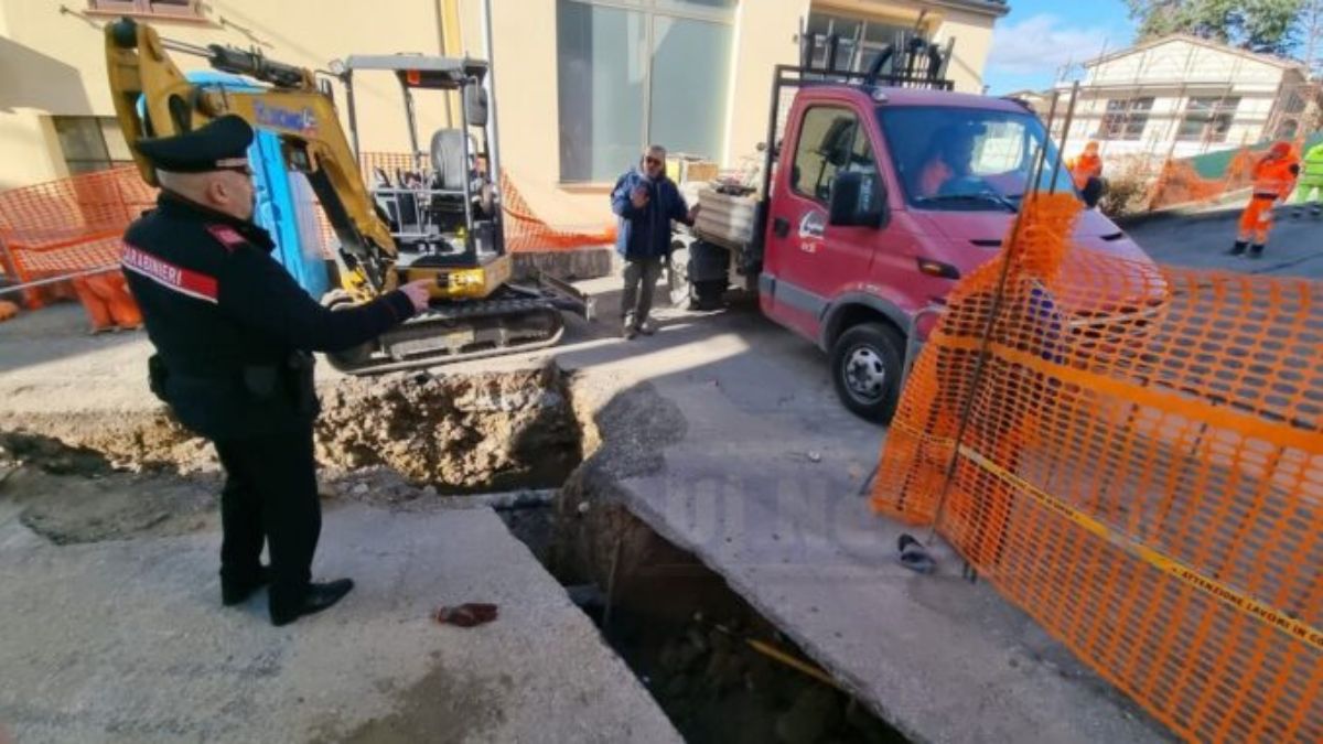 incidente lavoro operaio Valfabbrica