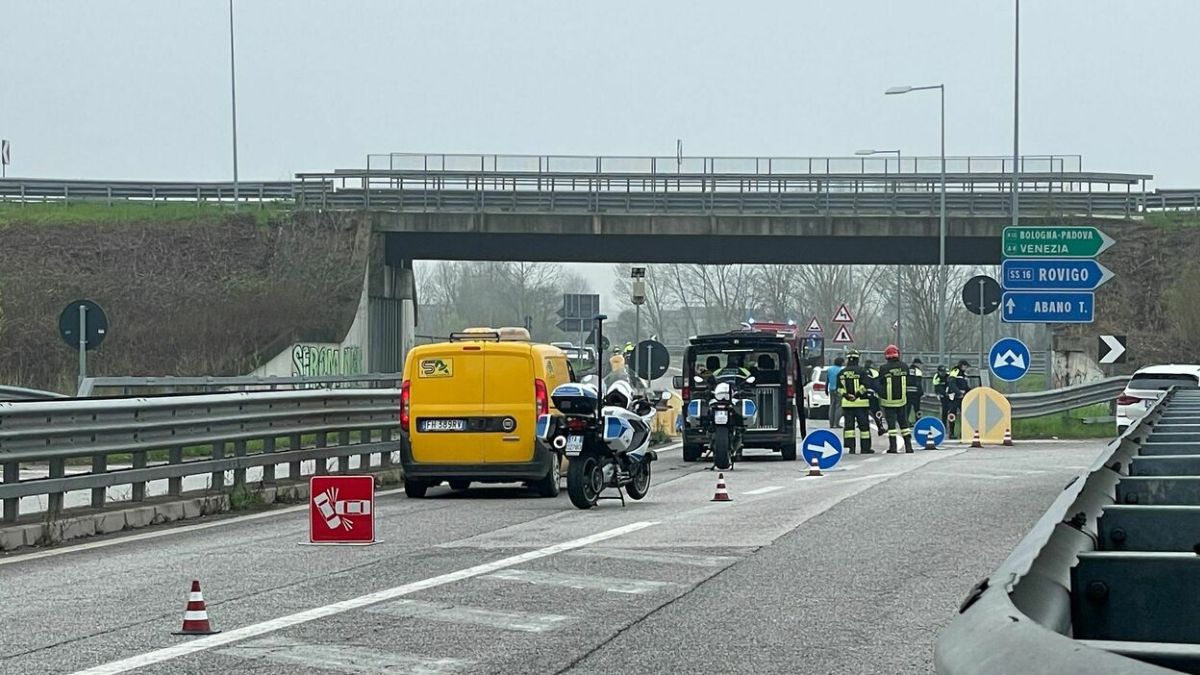 incidente Padova motociclista morto