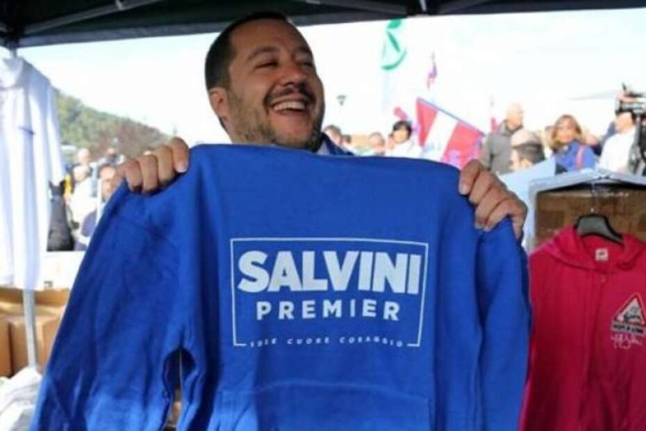 Salvini scissione Lega slogan