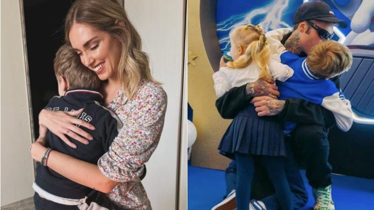 Ferragni Fedez figli spalle