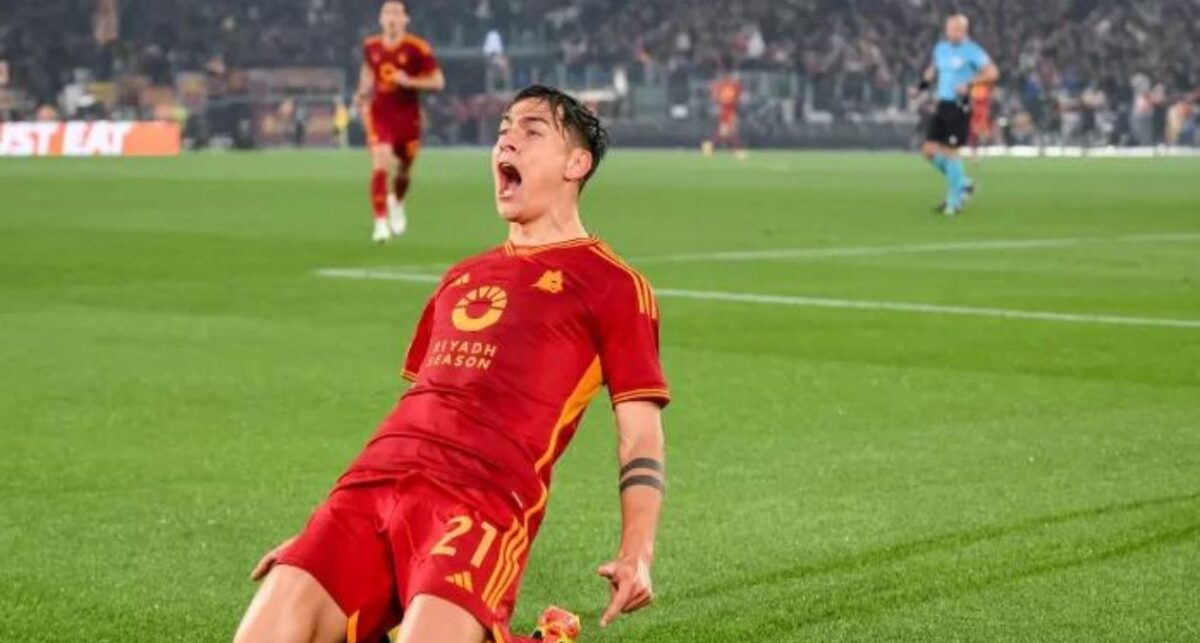 La Roma batte il Milan 2 1 e vola in semifinale di Europa League: decidono Mancini e Dybala