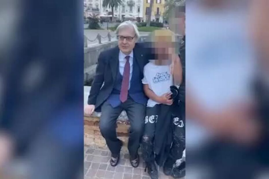 Sgarbi video Garda ragazzini