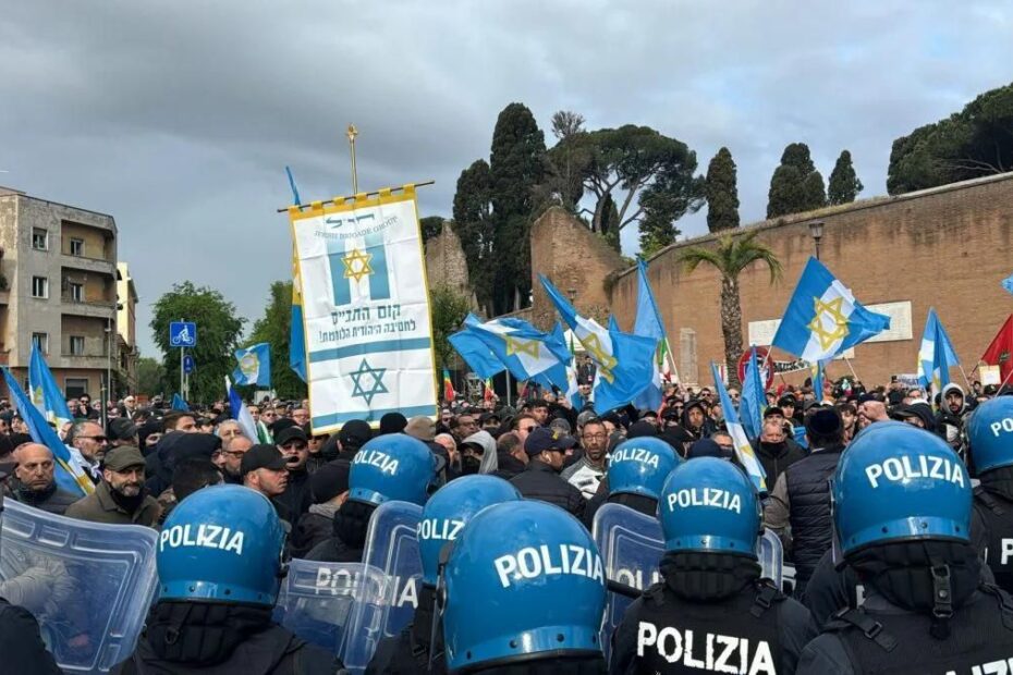 25 aprile tensione Roma