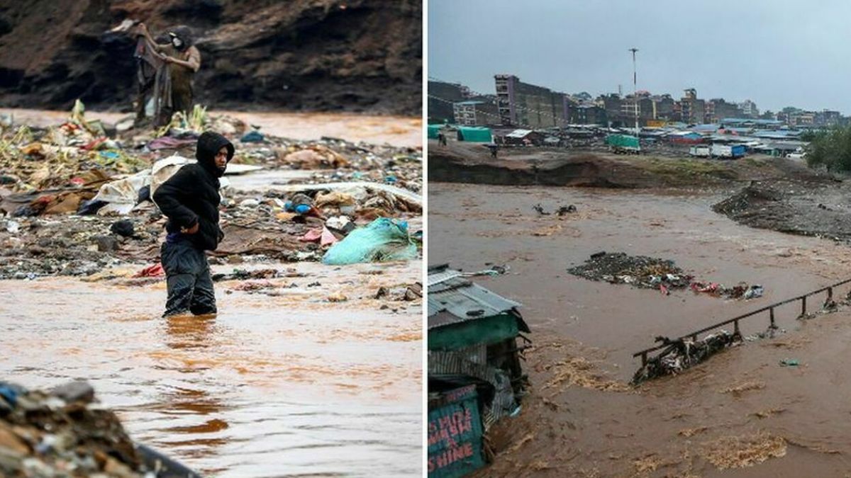 Kenya piogge crolla diga