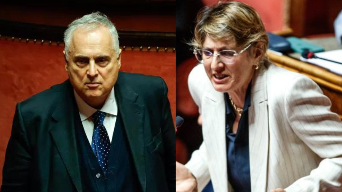 Rissa al Senato, Lotito senza freni: attacca Bongiorno e le si scaglia contro