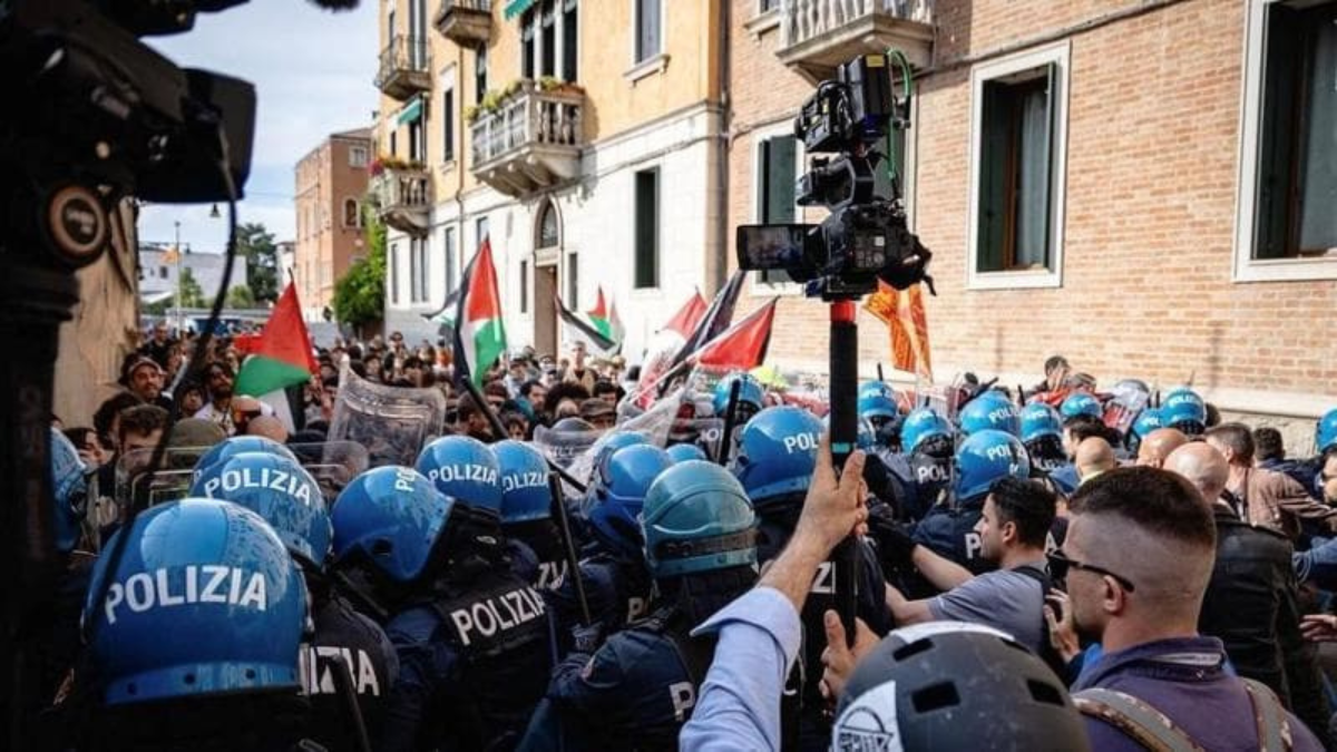 G7, scontri tra polizia e manifestanti a Venezia