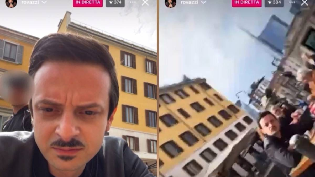 Rovazzi e il finto furto del cellulare durante una diretta su Instagram: “Tutta una trovata pubblicitaria”