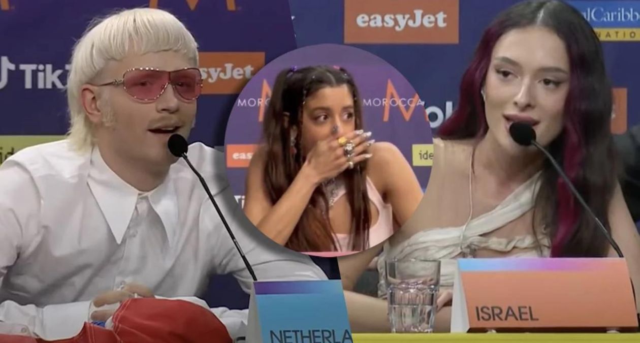 Eurovision, è caos: la cantante israeliana parla, altri artisti si coprono il viso (o fingono di dormire)