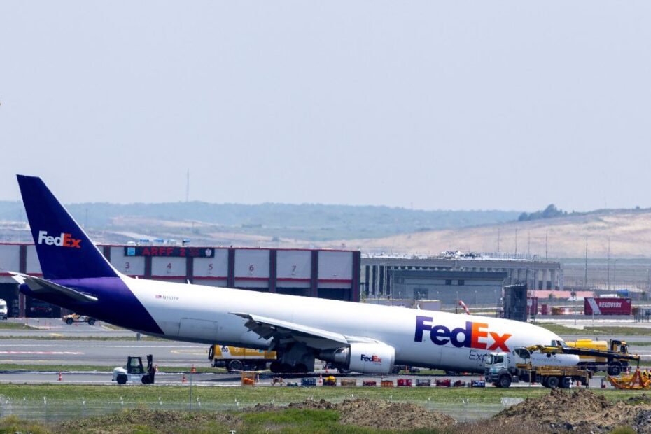 Boeing carrello aeroporto Istanbul