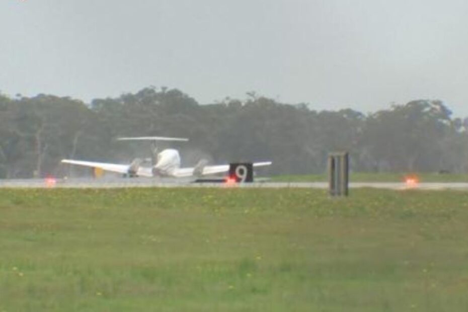 Australia aereo atterra fusoliera