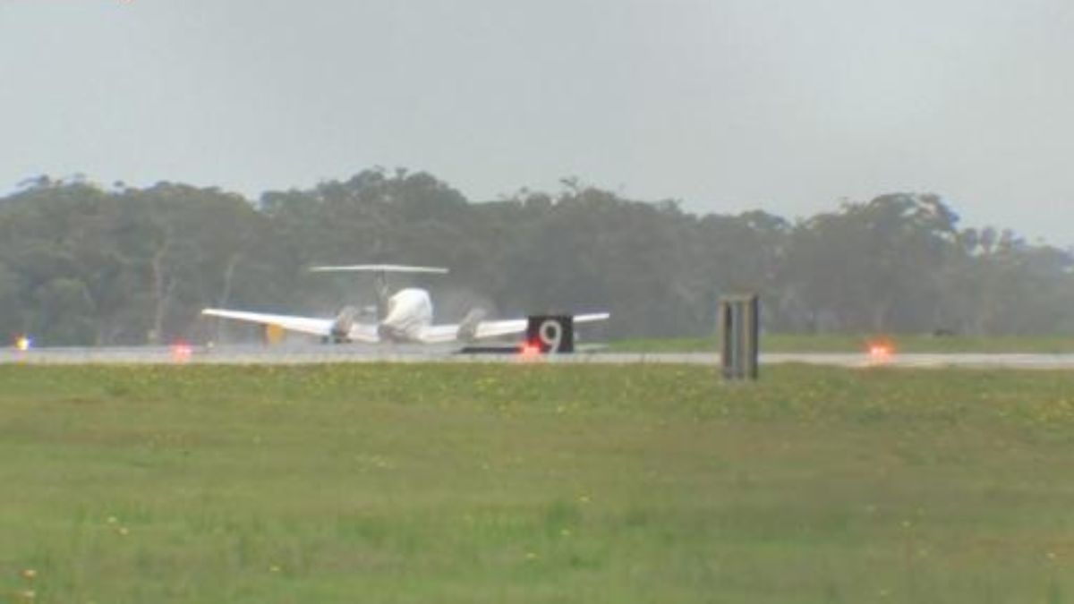 Australia aereo atterra fusoliera