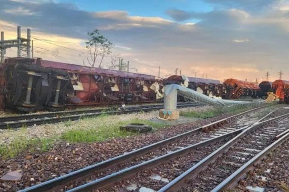 vento treno merci tornado