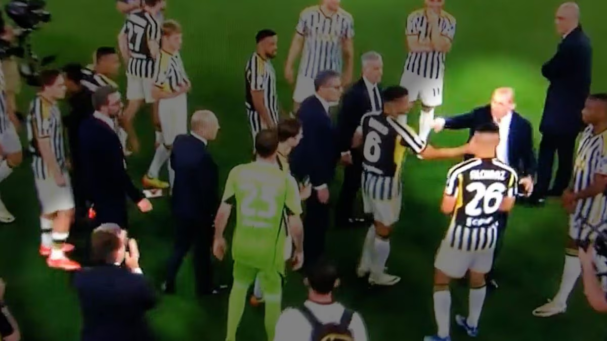 Juve, Allegri dà di matto e “caccia” Giuntoli: il video delle polemiche