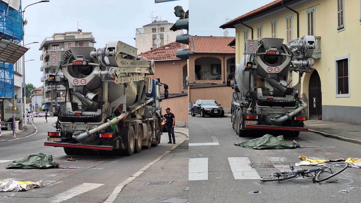 Rho, ciclista 70enne investito e ucciso da una betoniera