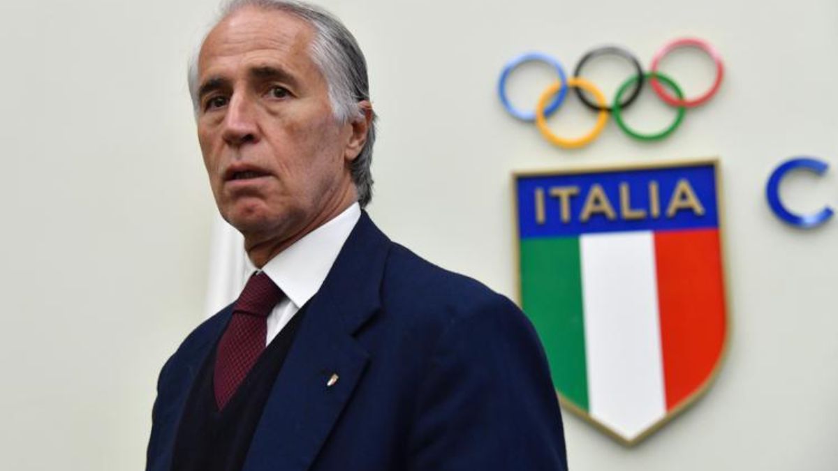 Europei presidente Coni Malagò