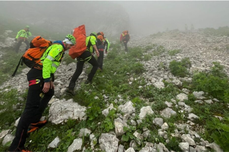 Tambre escursionista friulano morto