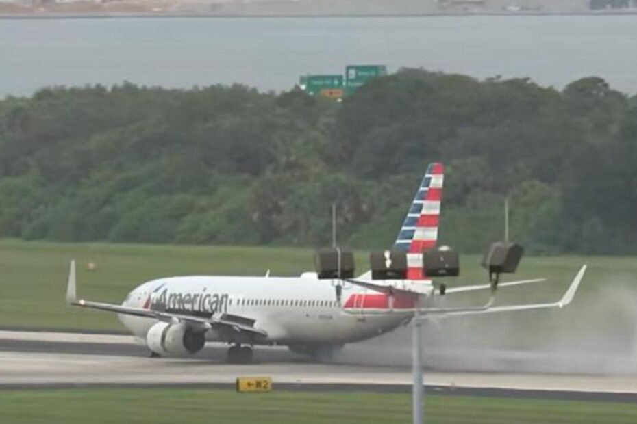 American Airlines gomma esplode