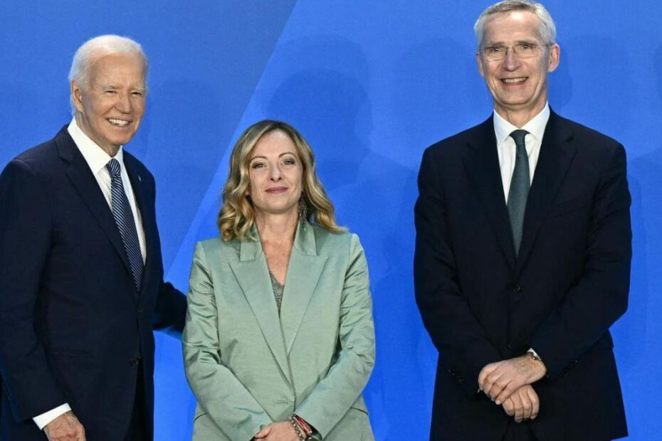 Meloni vertice Nato Biden
