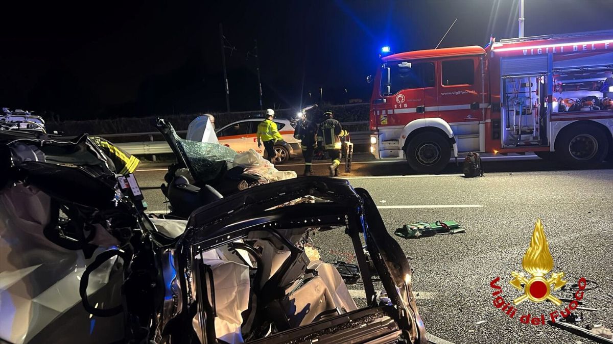 furgone contromano autostrada A4