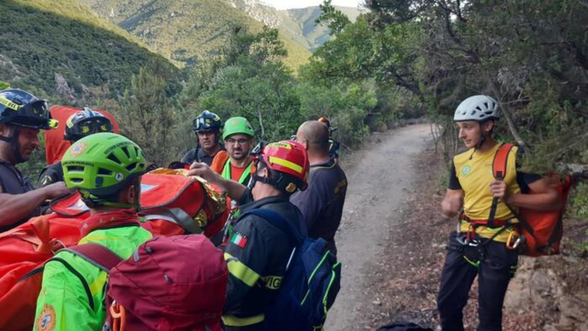 Belluno morta donna masso