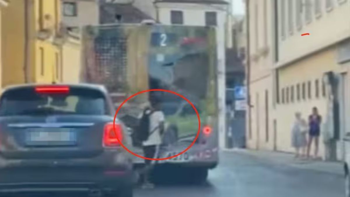 Vicenza autobus si lancia video