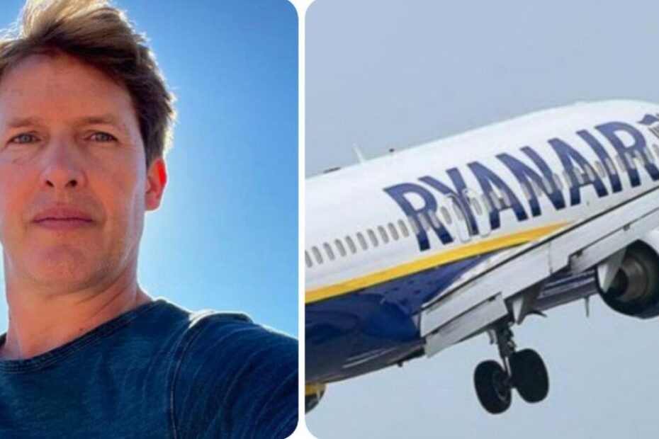 James Blunt furioso Ryanair