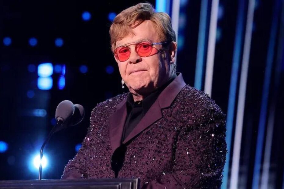Elton John infezione occhi