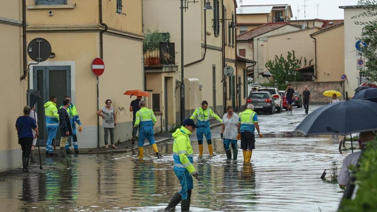 Campi nubifragio strade allagate