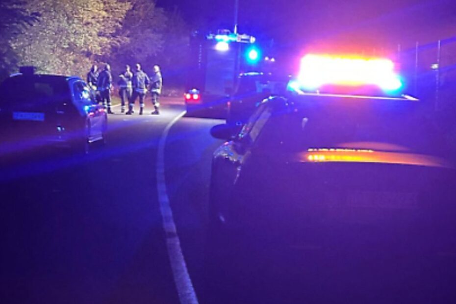auto muro Segni morto