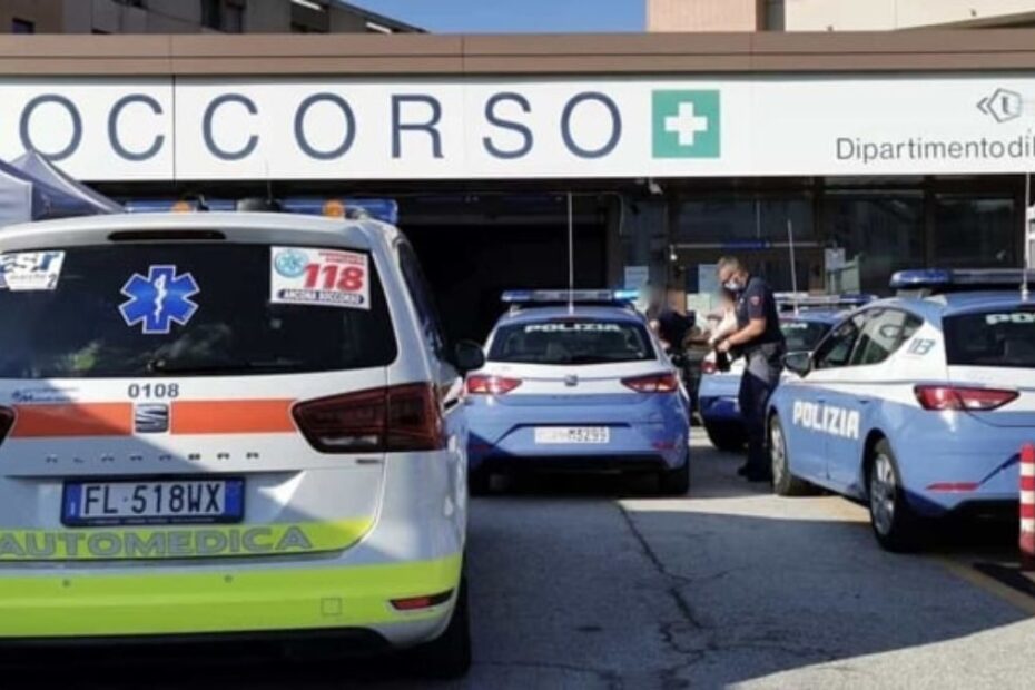 ospedale Ancona pistola guardia giurata