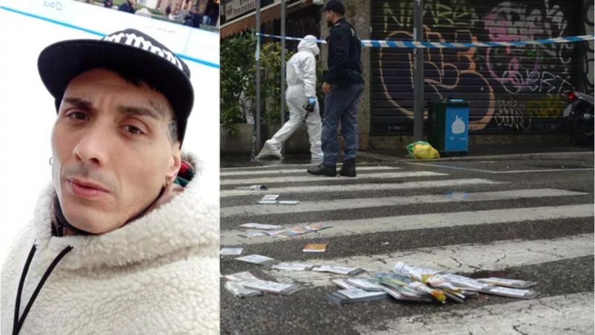 rapinatore ucciso Milano social