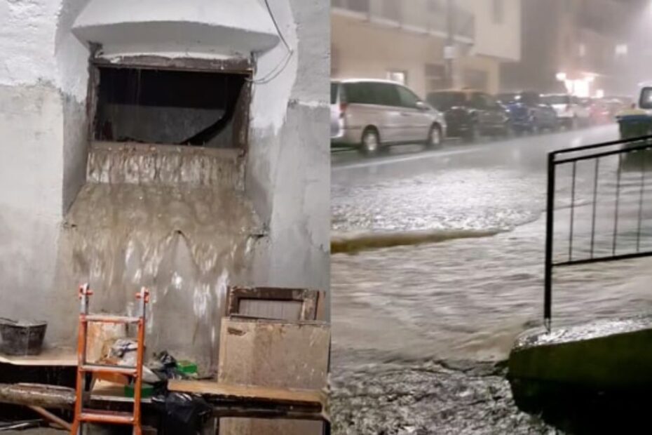 Genova nubifragio allagamenti Polcevera