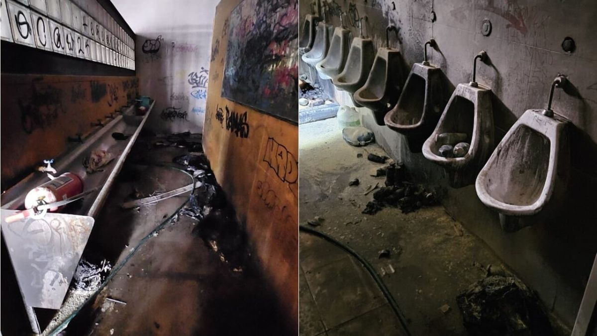 Cile molotov bagno scuola