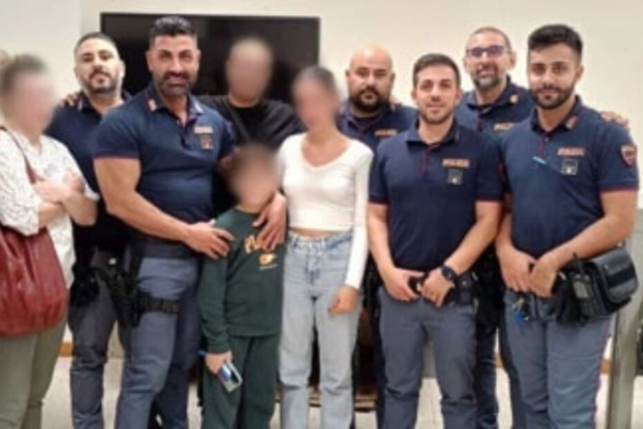 Brindisi bambino rapito poliziotti