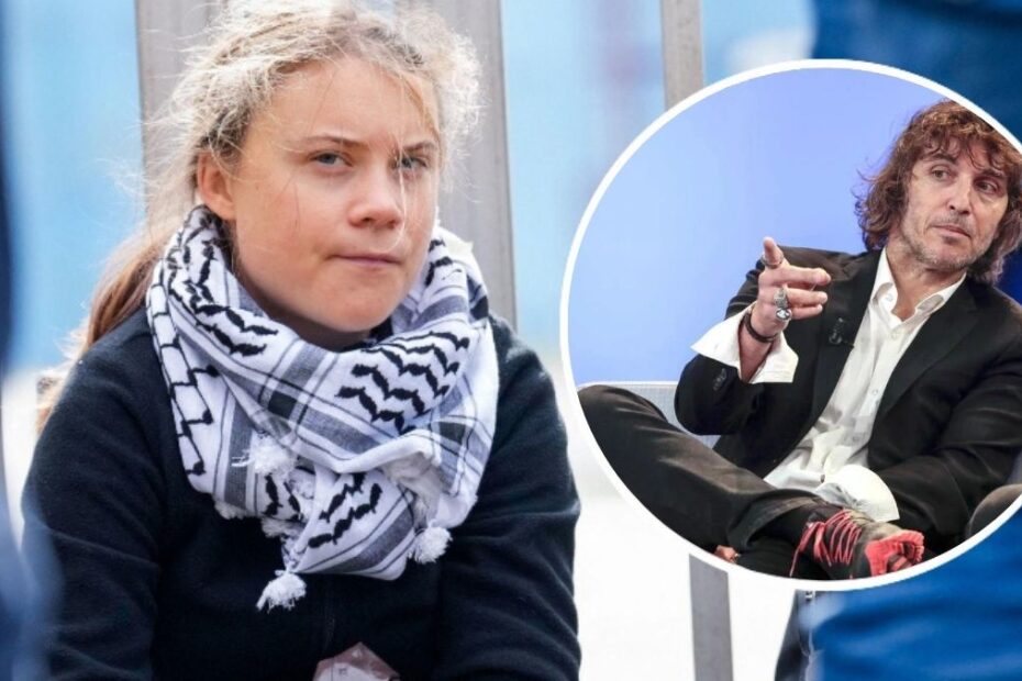 Cruciani contro Greta Thunberg