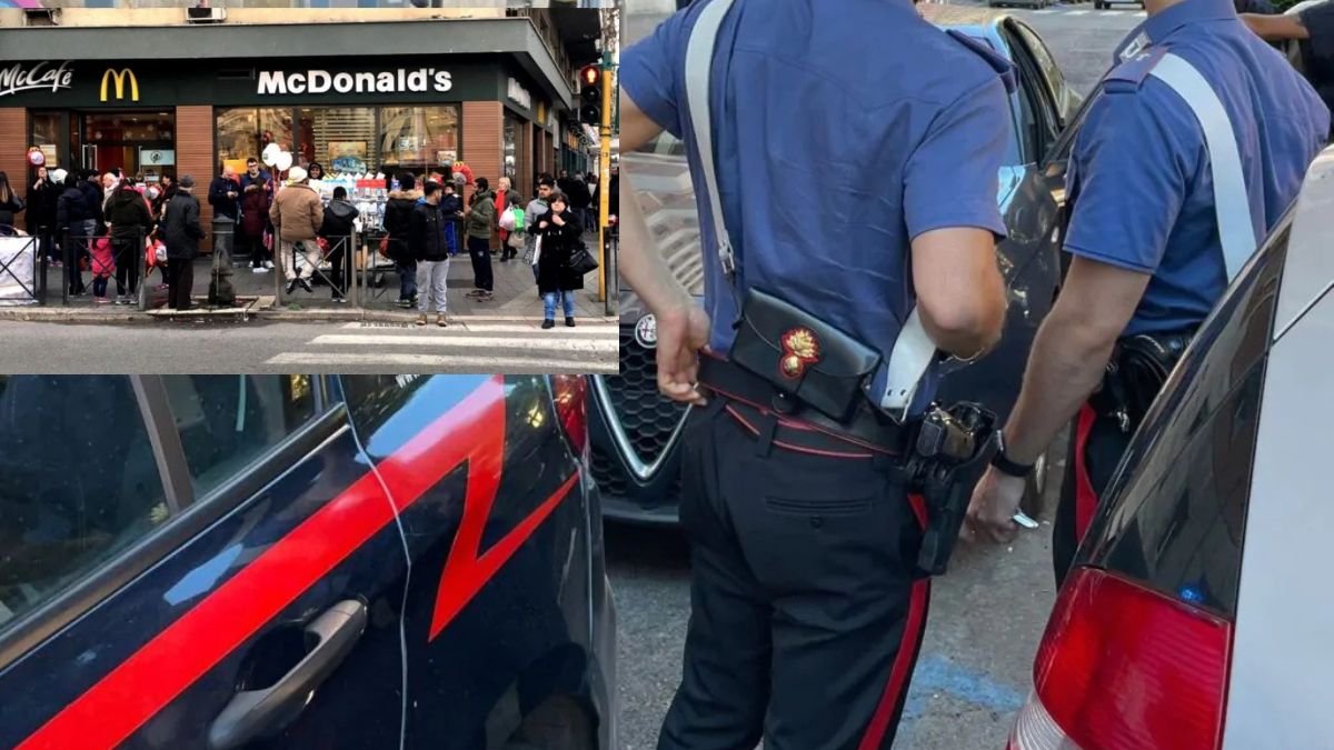 Roma McDonald’s muore strada
