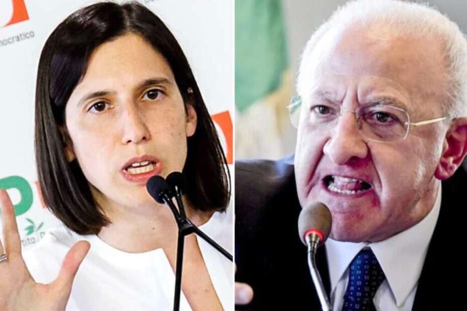 De Luca Schlein terzo mandato