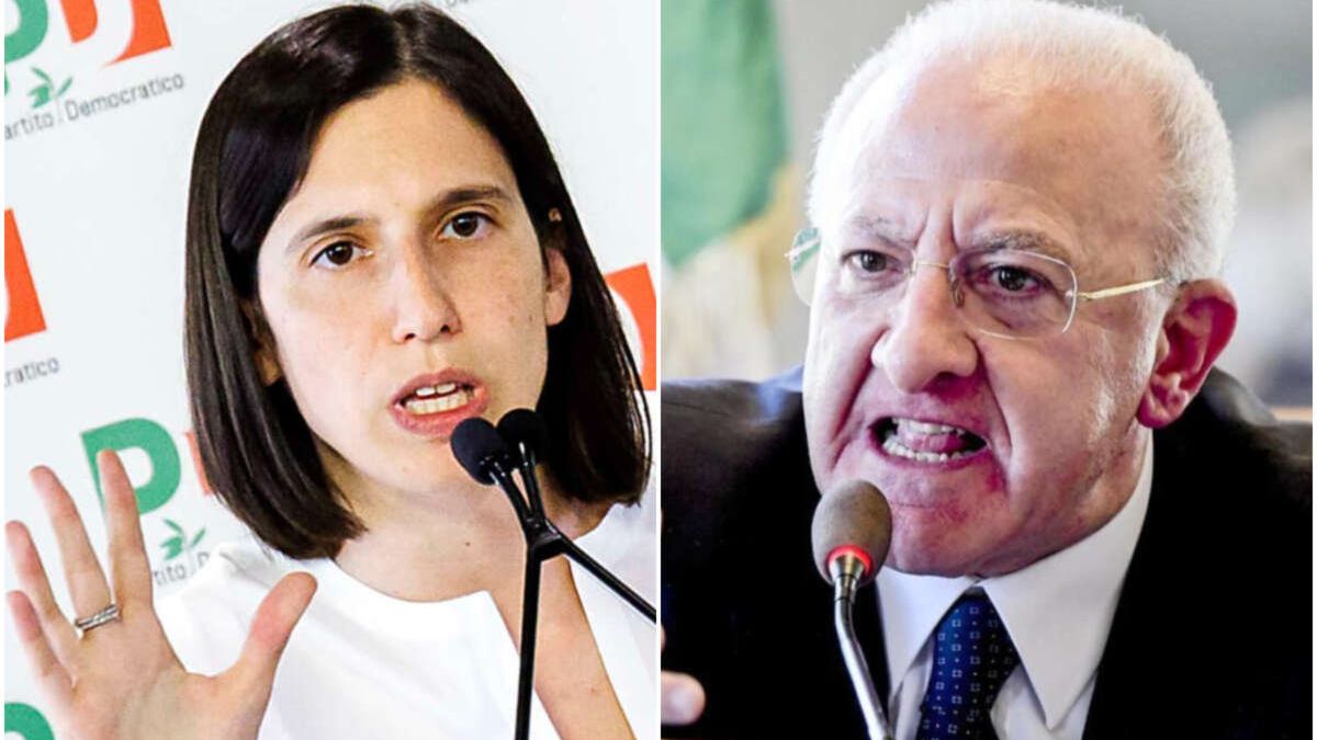 De Luca Schlein terzo mandato