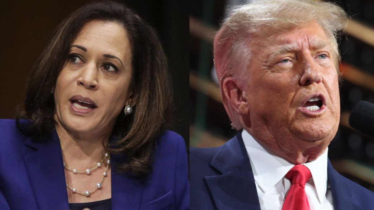 Trump Harris New Hampshire