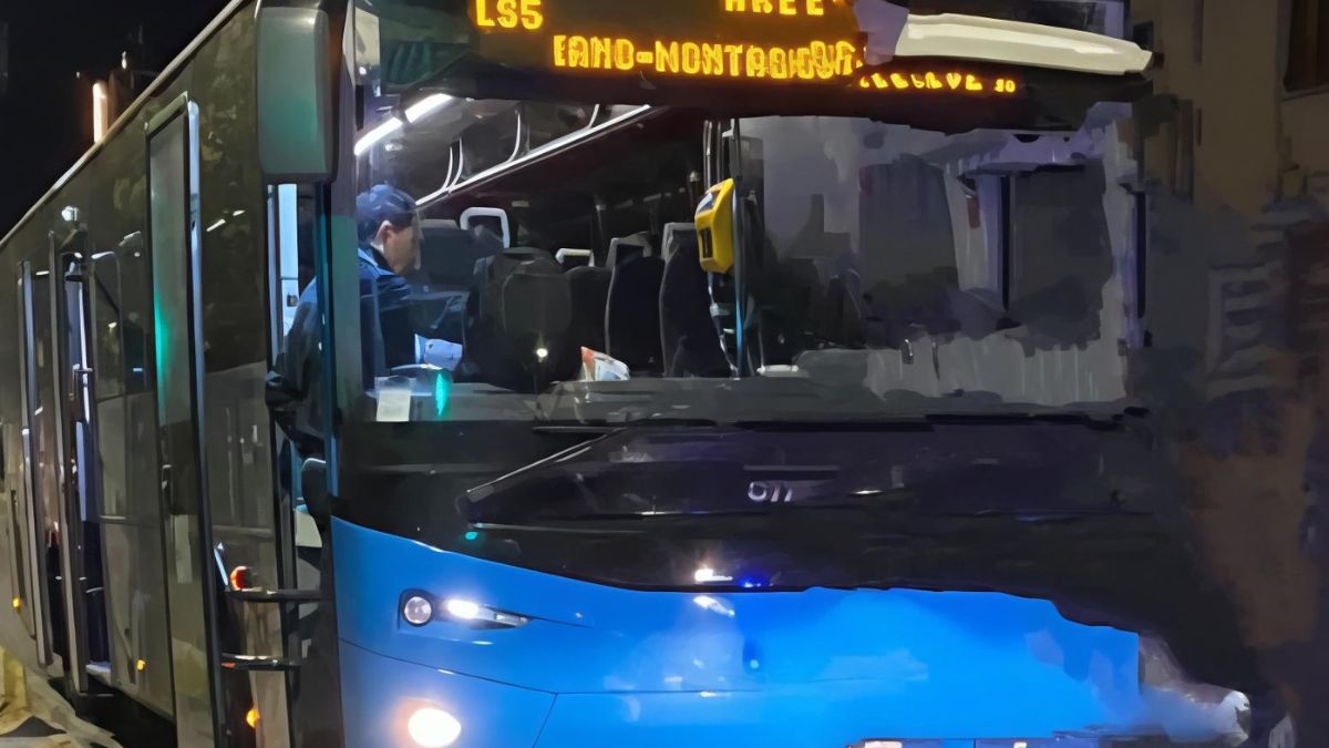 Arezzo autista bus pugni