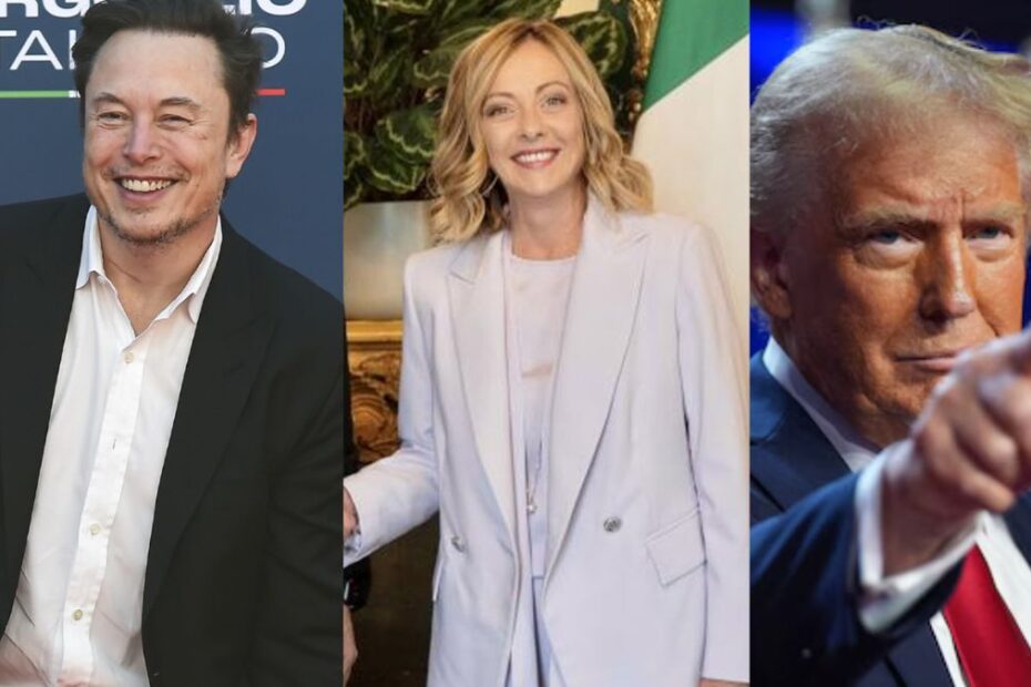 Meloni telefona Trump Musk
