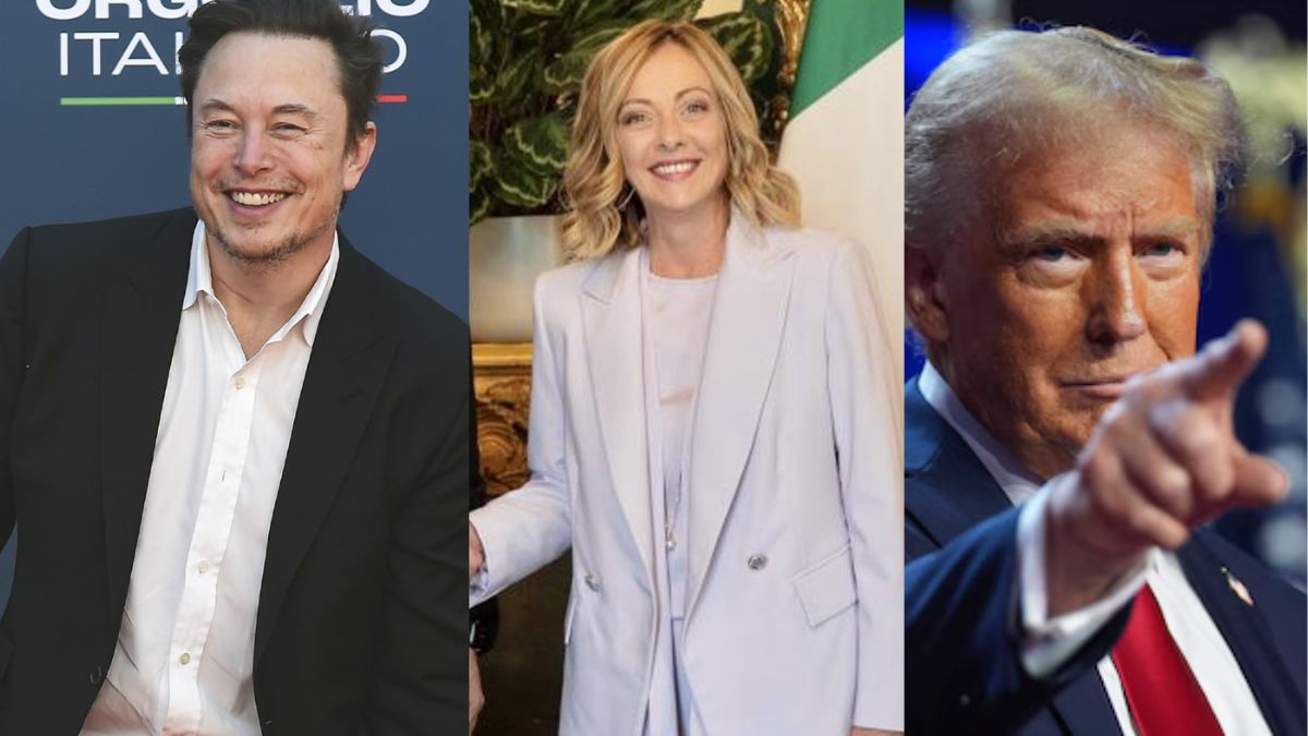 Meloni telefona Trump Musk