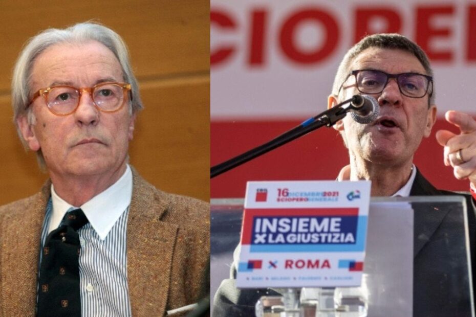 Feltri Landini toccato fondo