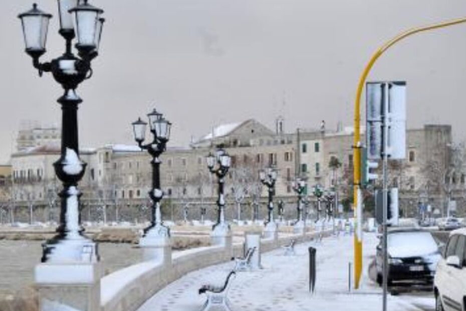Immacolata aria polare neve